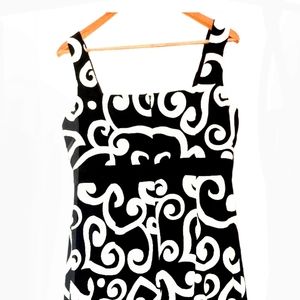 London Times ~ Beautifully Fit & Printed Dress  ~ Size 10